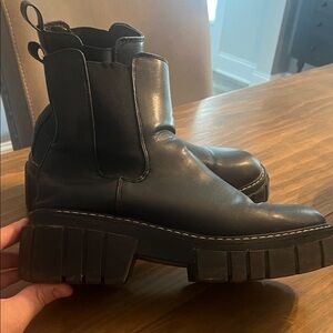 Steve Madden Black Heeled Boots